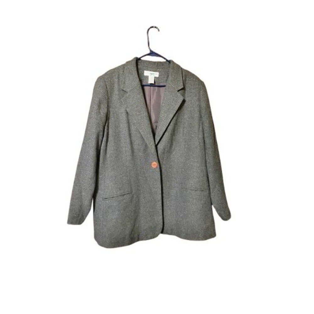 Sag Harbor Jacket Blazer 100% Wool Suit Coat Womens Size 18